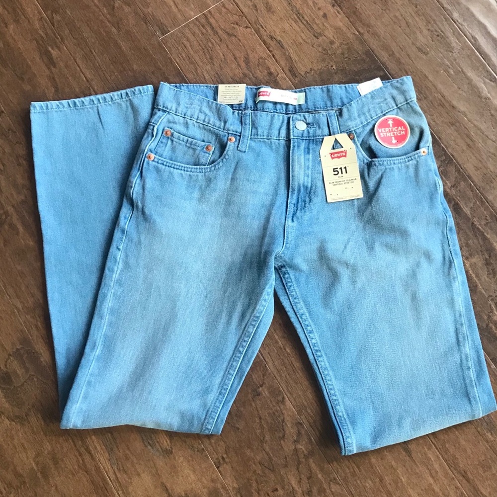 👖Levi’s 511 Boys Slim Fit Jeans – Size 18 Regular (29x29) – New with Tags